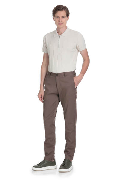 Vizon Rahat Kesim Pamuklu Yandan Cepli Jogger Pantolon - 1