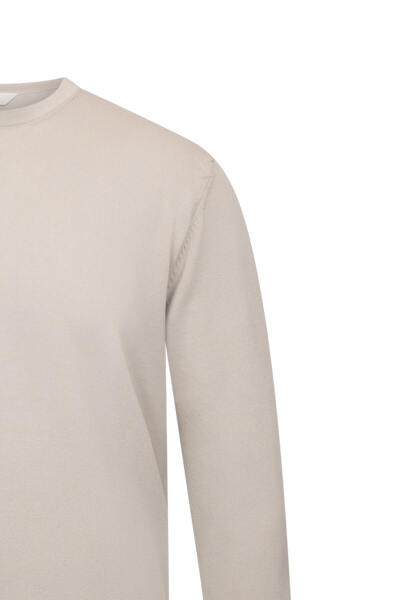 Vizon Regular Fit Bisiklet Yaka Rayon Triko Kazak - 3