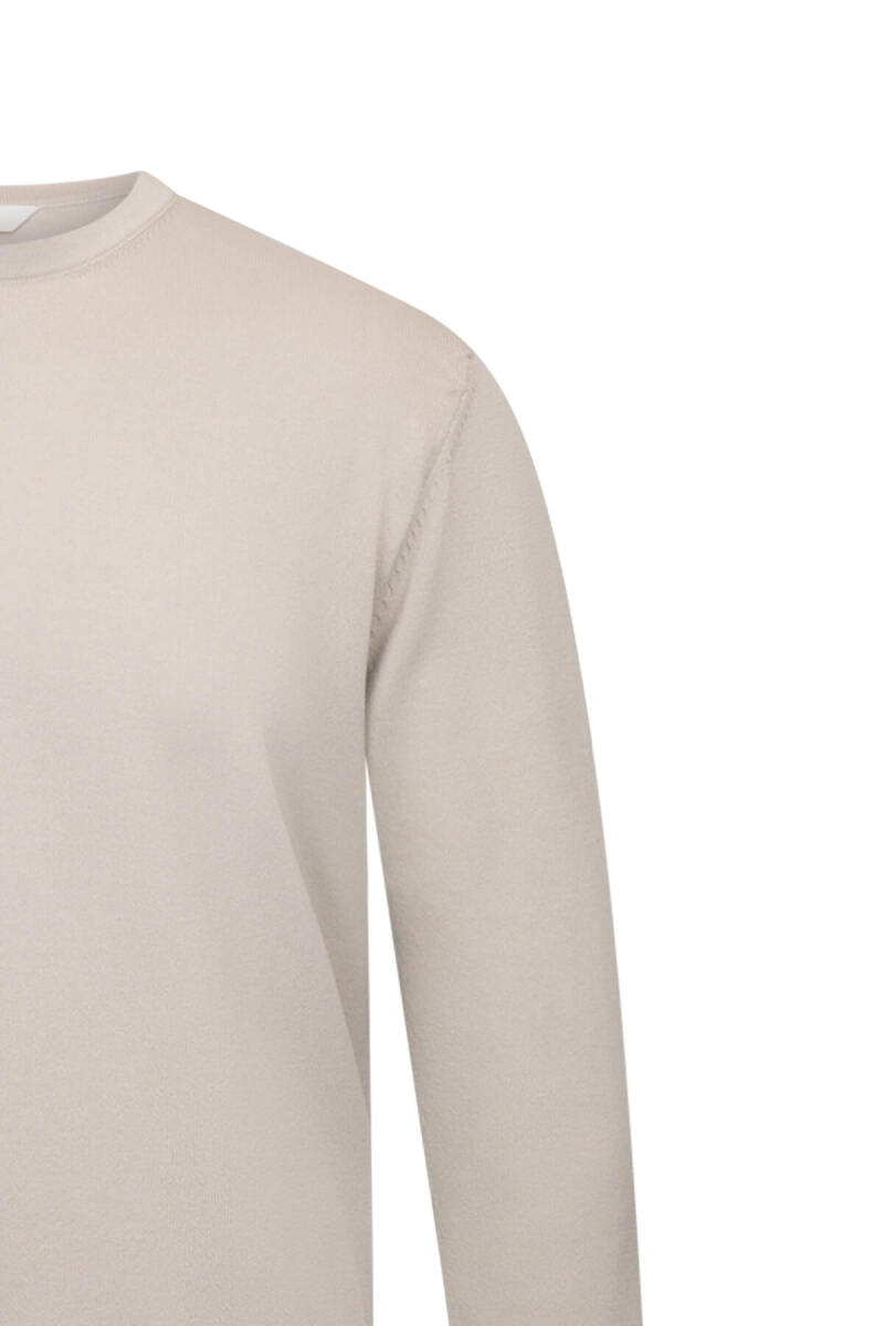 Vizon Regular Fit Bisiklet Yaka Rayon Triko Kazak - Hatem Saykı (1)