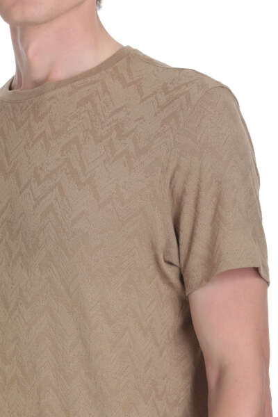 Vizon Regular Fit Bisiklet Yaka Tişört - 4