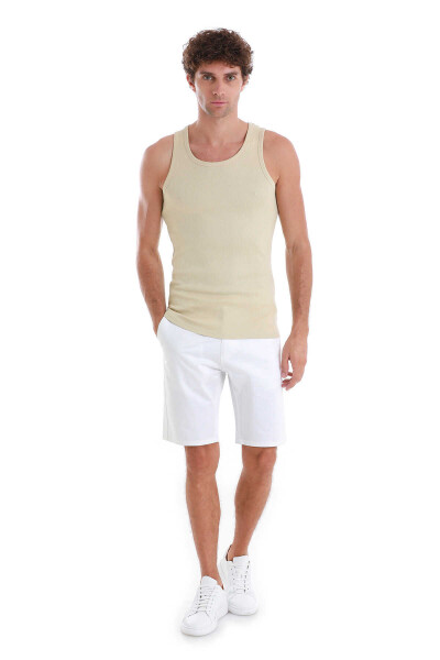 Vizon Regular Fit Pamuklu Örme Atlet - 2