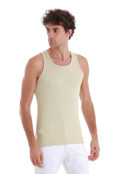 Vizon Regular Fit Pamuklu Örme Atlet - 4