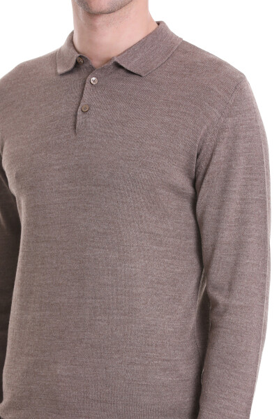 Vizon Regular Fit Polo Yaka Triko Kazak - 5