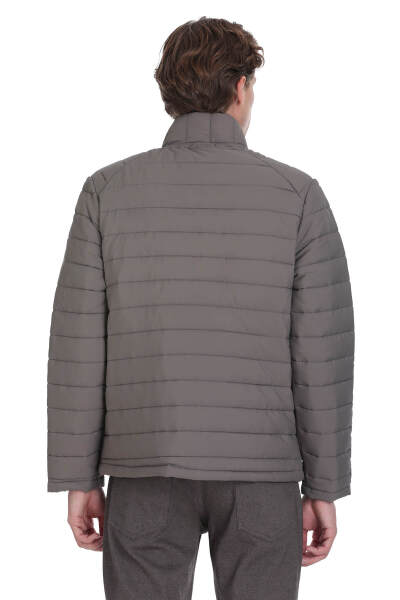 Vizon Regular Fit Hakim Yaka Şişme Mont - 7