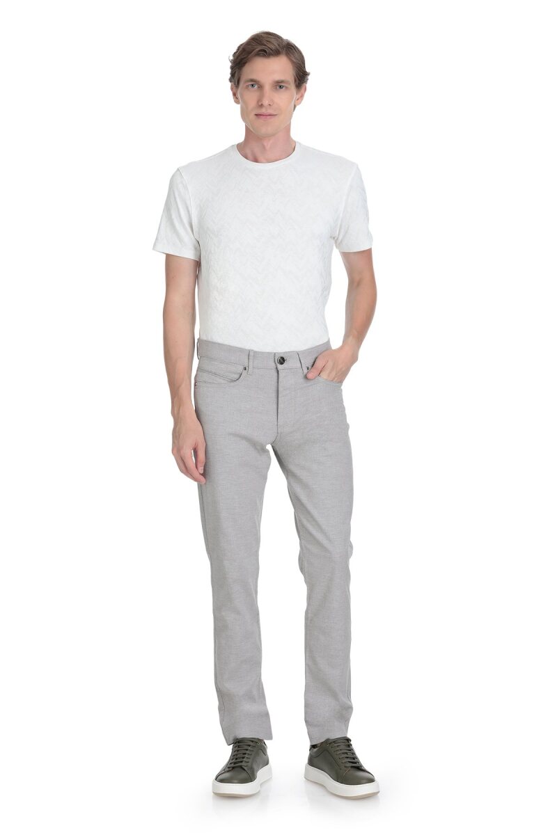 Vizon Regular Fit Pamuklu 5 Cep Kanvas Pantolon - Hatemoğlu