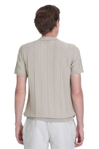 Vizon Regular Fit Polo Yaka Rayon Tişört - 5