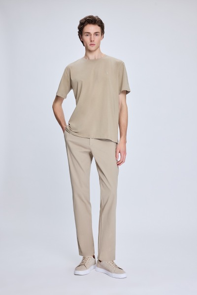 Vizon Regular Fit Yandan Cepli Casual Kanvas Pantolon 