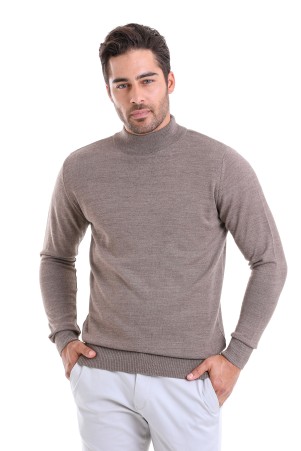 Vizon Comfort Fit Yarım Balıkçı Yaka Yünlü Kazak - 2