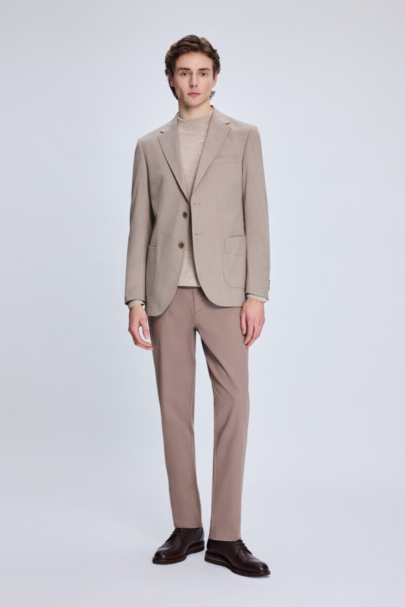 Vizon Slim Fit Mono Yaka Casual Ceket - HTML (1)