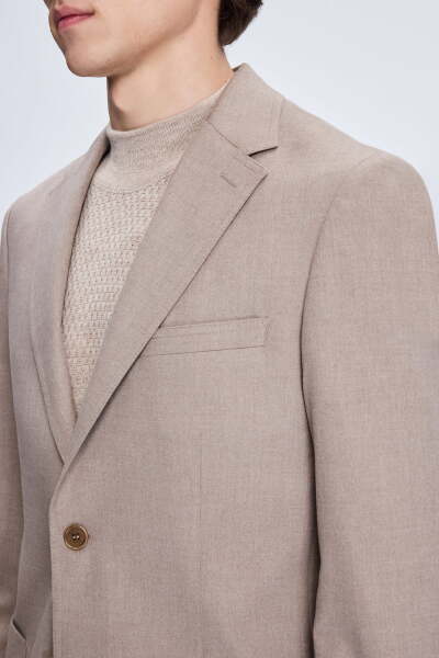 Vizon Slim Fit Mono Yaka Casual Ceket - 3