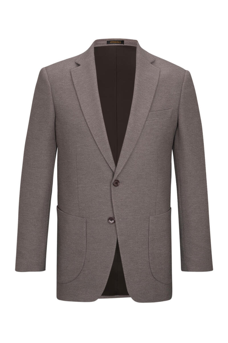 Vizon Slim Fit Mono Yaka Klasik Ceket - Hatemoğlu
