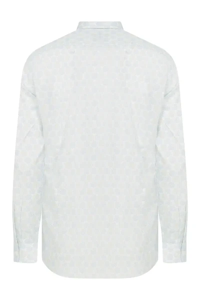 Yeşil Slim Fit Baskılı 100% Pamuk Uzun Kol Gömlek - 2