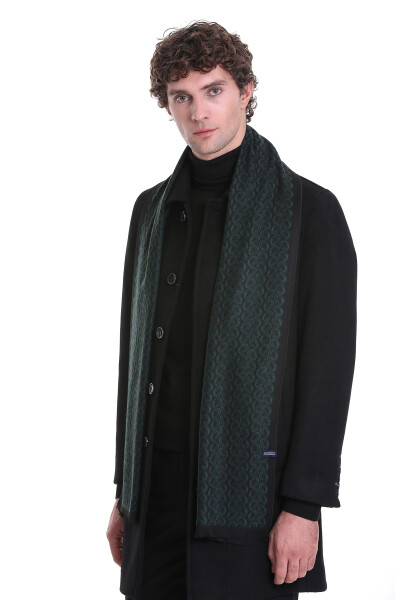 Yeşil Çift Taraflı Atkı - 2