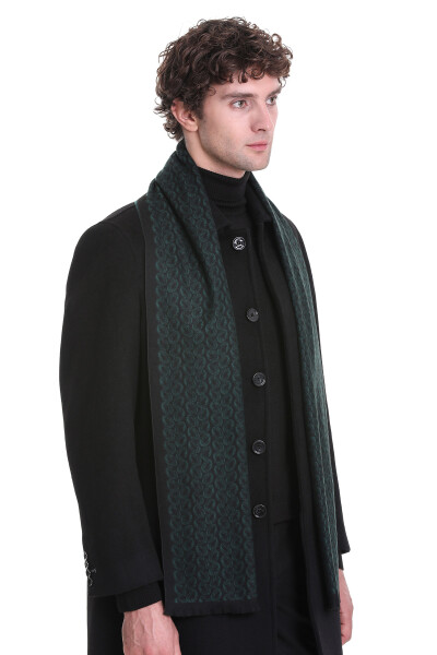 Yeşil Çift Taraflı Atkı - 3