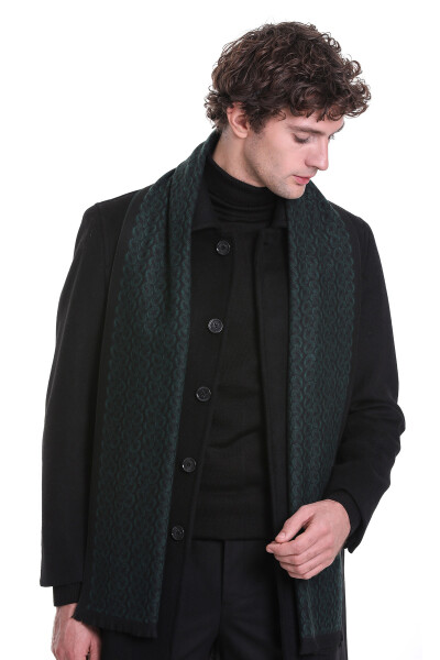 Yeşil Çift Taraflı Atkı - 4