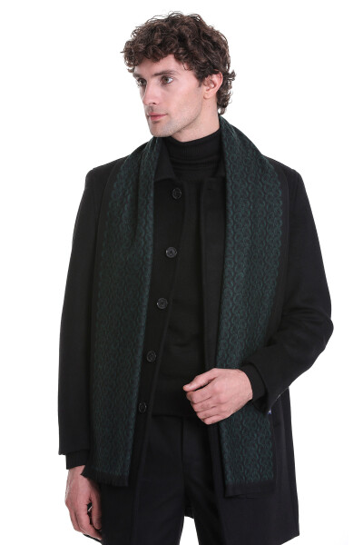 Yeşil Çift Taraflı Atkı - 5