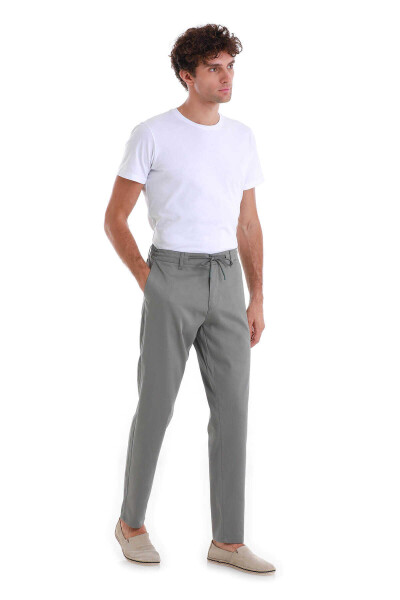 Yeşil Dinamik Fit Düz Yandan Cepli Jogger Pantolon 