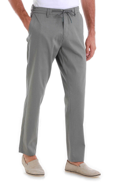 Yeşil Dinamik Fit Düz Yandan Cepli Jogger Pantolon - 4