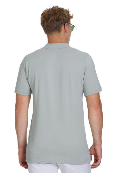 Yeşil Regular Fit 100% Pamuklu Polo Yaka Tişört - 5