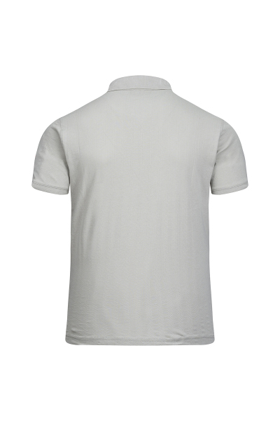 Yeşil Regular Fit Apaş Yaka Pamuklu Tişört - 3