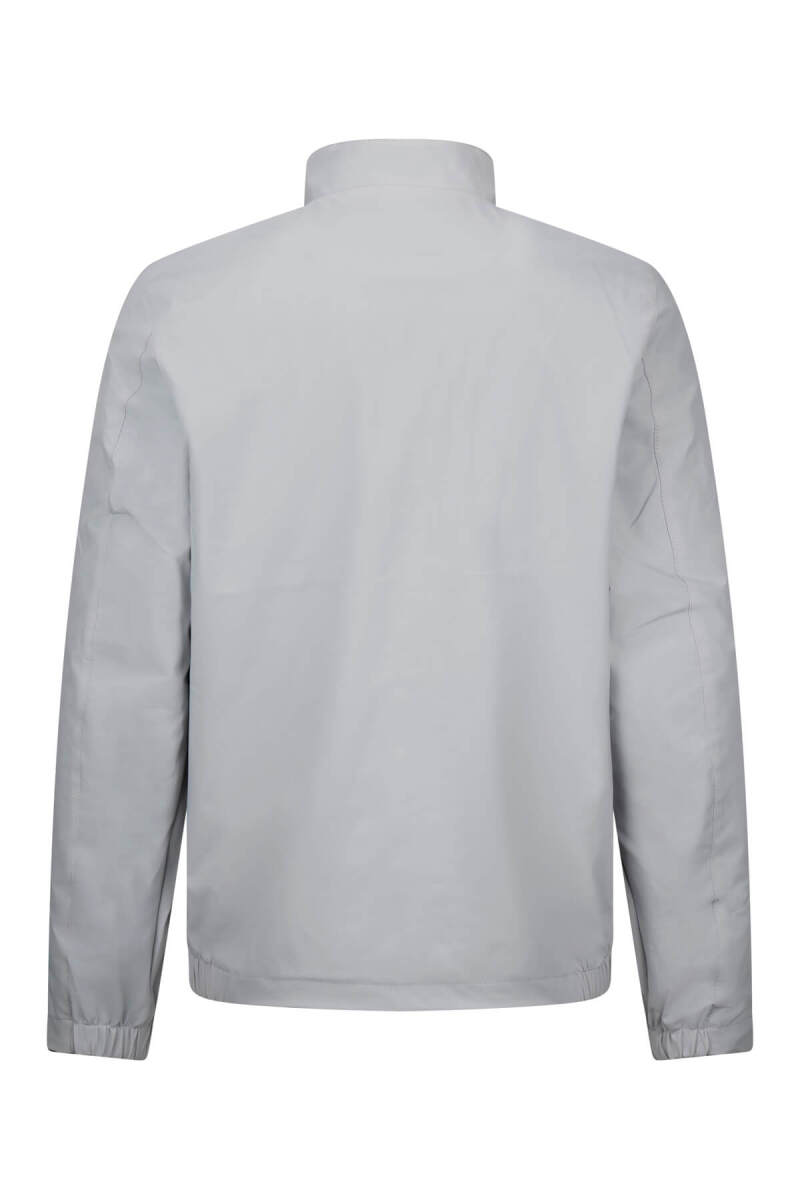 Yeşil - Bej Slim Fit Hakim Yaka Çift Taraflı Mevsimlik Spor Mont - Saykı (1)